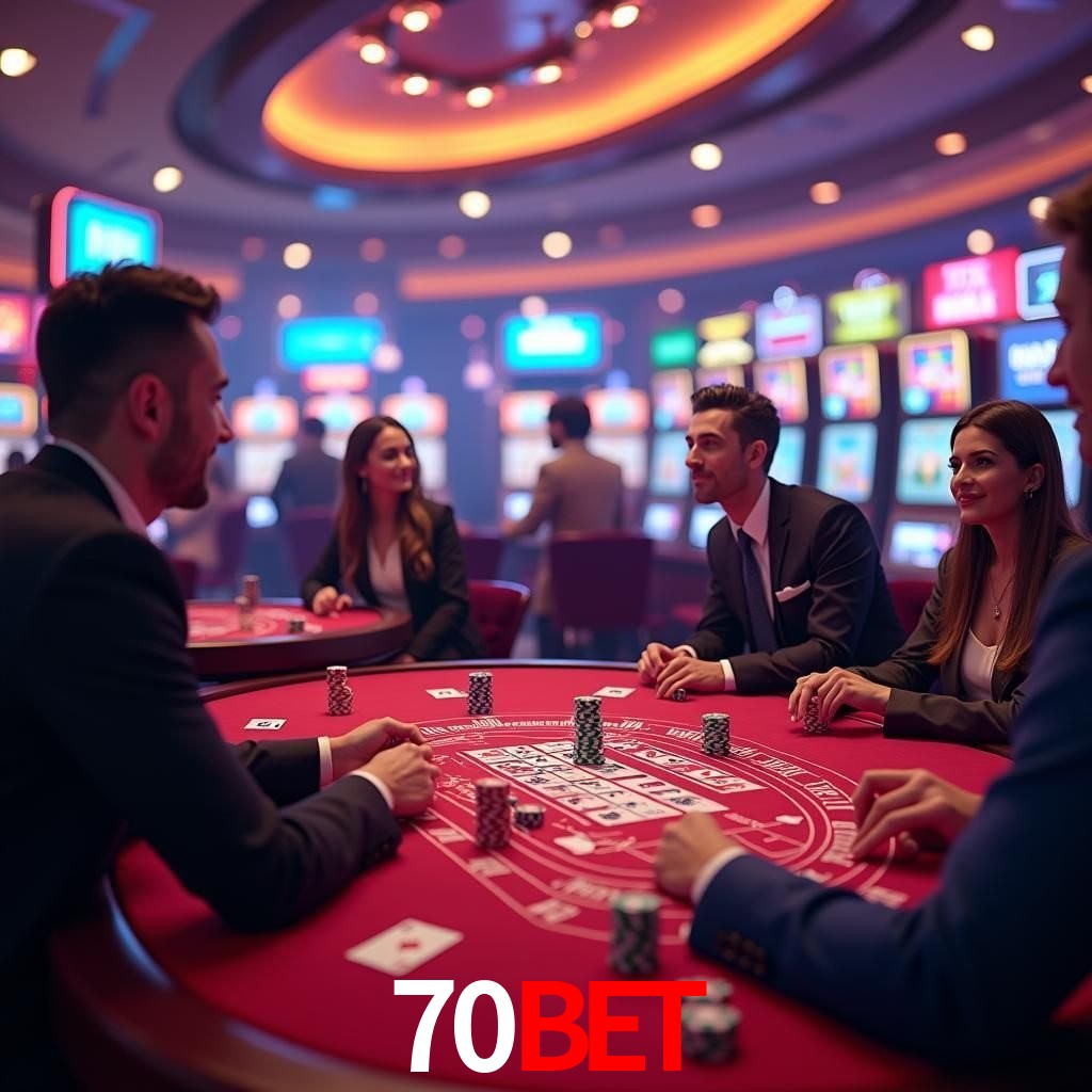 Interface do App 70bet